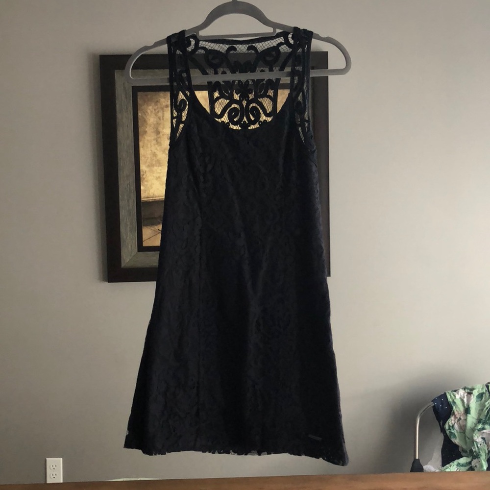 Navy blue lace summer dress!